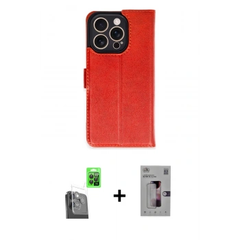 MARSİLYAN™- iPhone 16 Pro Kılıf Siluet Işık Serisi - Siyah Bilvis 3D Mat Cam Ekran Koruyucu + Raze Metal Kamera Lens - SH