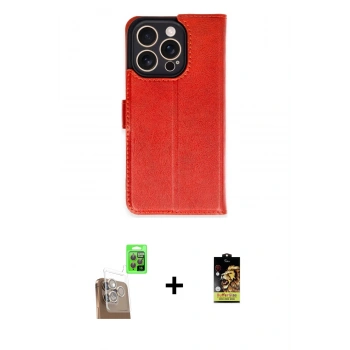 MARSİLYAN™- iPhone 16 Pro Kılıf Siluet Işık Serisi - Siyah Buffer Cam Ekran Koruyucu + Raze Metal Kamera Lens - CLTM