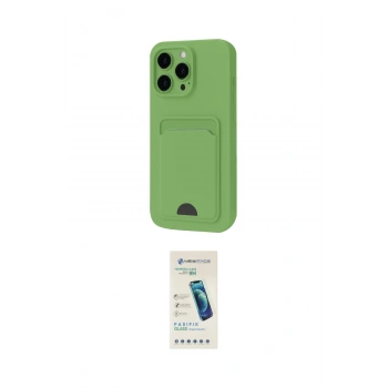 MARSİLYAN™- iPhone 16 Pro Kılıf Vadi Çizgi Prime - Şeffaf Pasifik Cam Ekran Koruyucu