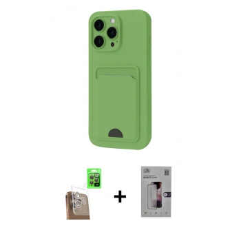 MARSİLYAN™- iPhone 16 Pro Kılıf Vadi Çizgi Prime - Siyah Bilvis 3D Mat Cam Ekran Koruyucu + Raze Metal Kamera Lens - CLTM
