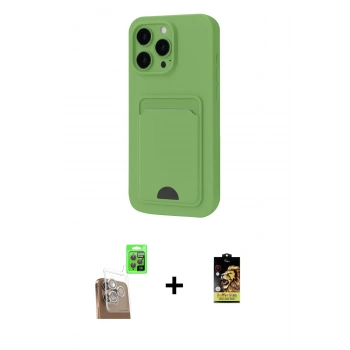 MARSİLYAN™- iPhone 16 Pro Kılıf Vadi Çizgi Prime - Siyah Buffer Cam Ekran Koruyucu + Raze Metal Kamera Lens - CLTM