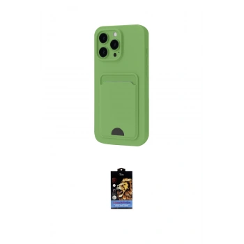 MARSİLYAN™- iPhone 16 Pro Kılıf Vadi Çizgi Prime - Siyah Buffer Hayalet Cam Ekran Koruyucu