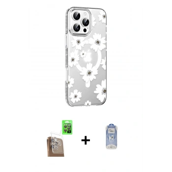 MARSİLYAN™- iPhone 16 Pro Kılıf Yörünge Işık Prime - Siyah Joko Magic 5D Cam + Raze Metal Kamera Lens - CLTM