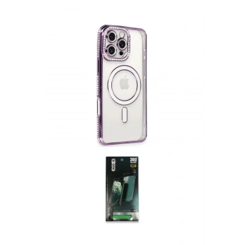 MARSİLYAN™- iPhone 16 Pro Kılıf Zirve Doku Prime - Siyah 360 Mat Full Body Arka Koruyucu