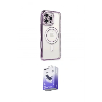 MARSİLYAN™- iPhone 16 Pro Kılıf Zirve Doku Prime - Siyah Bilvis 5in1 5D Magic Hayalet Cam Ekran Koruyucu