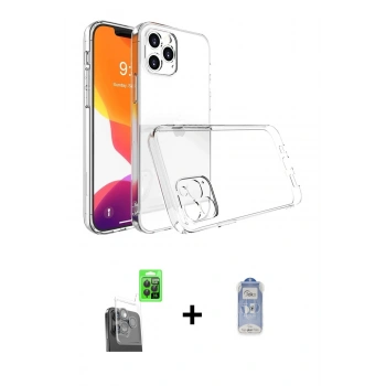 MARSİLYAN™- iPhone 16 Pro Kılıf Zirve Doku - Siyah Joko Magic 5D Cam + Raze Metal Kamera Lens - SH