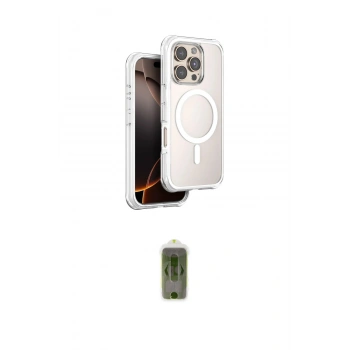 MARSİLYAN™- iPhone 16 Pro Kılıf Zirve Klasik Prime - Siyah Joko Magic 5D Hayalet Cam