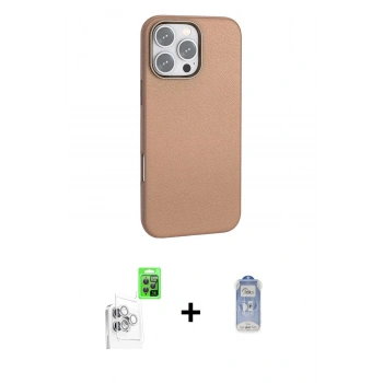 MARSİLYAN™- iPhone 16 Pro Kılıf Zirve Modern Prime - Siyah Joko Magic 5D Cam + Raze Metal Kamera Lens - BZ