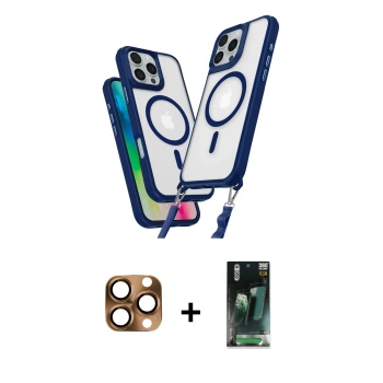 MARSİLYAN™- iPhone 16 Pro Max Kılıf Atlas Doku Koleksiyonu - Siyah 360 Mat Full Body Arka Koruyucu + Pers Alüminyum Kamera Lens - CLTM