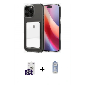 MARSİLYAN™- iPhone 16 Pro Max Kılıf Doruk Klasik Koleksiyonu - Siyah Joko Magic 5D Cam + Bilvis Titan Kamera Lens - TMGI