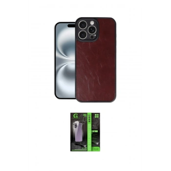 MARSİLYAN™- iPhone 16 Pro Max Kılıf Kıvılcım Işık Serisi - Şeffaf 360 Full Body Arka Koruyucu