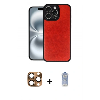 MARSİLYAN™- iPhone 16 Pro Max Kılıf Kıvılcım Işık Serisi - Siyah Joko Magic 5D Cam + Pers Alüminyum Kamera Lens - CLTM