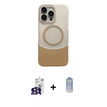 MARSİLYAN™- iPhone 16 Pro Max Kılıf Kozmos Form Özel Seri - Siyah Joko Magic 5D Cam + Bilvis Titan Kamera Lens - TMGI