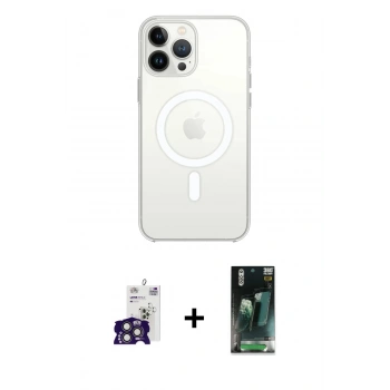 MARSİLYAN™- iPhone 16 Pro Max Kılıf Kutup Klasik Serisi - Siyah 360 Mat Full Body Arka Koruyucu + Bilvis Titan Kamera Lens - TMGI