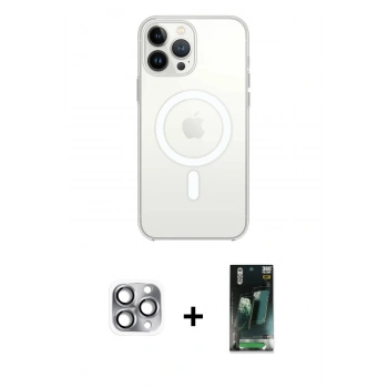 MARSİLYAN™- iPhone 16 Pro Max Kılıf Kutup Klasik Serisi - Siyah 360 Mat Full Body Arka Koruyucu + Pers Alüminyum Kamera Lens - GI