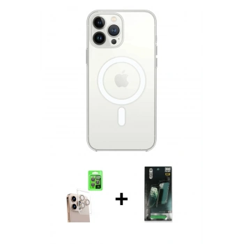MARSİLYAN™- iPhone 16 Pro Max Kılıf Kutup Klasik Serisi - Siyah 360 Mat Full Body Arka Koruyucu + Raze Metal Kamera Lens - NLGY