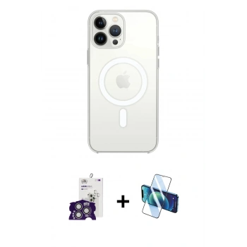MARSİLYAN™- iPhone 16 Pro Max Kılıf Kutup Klasik Serisi - Siyah 3D Antistatik Seramik Nano Ekran Koruyucu + Bilvis Titan Kamera Lens - GS