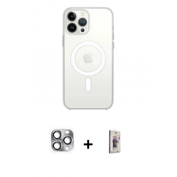 MARSİLYAN™- iPhone 16 Pro Max Kılıf Kutup Klasik Serisi - Siyah Bilvis 3D Cam Ekran Koruyucu + Pers Alüminyum Kamera Lens - GI