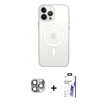 MARSİLYAN™- iPhone 16 Pro Max Kılıf Kutup Klasik Serisi - Siyah Bilvis 3X AR HD Cam Ekran Koruyucu + Pers Alüminyum Kamera Lens - GI