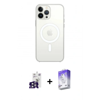 MARSİLYAN™- iPhone 16 Pro Max Kılıf Kutup Klasik Serisi - Siyah Bilvis 5in1 3D Magic Cam Ekran Koruyucu + Bilvis Titan Kamera Lens - TMGI