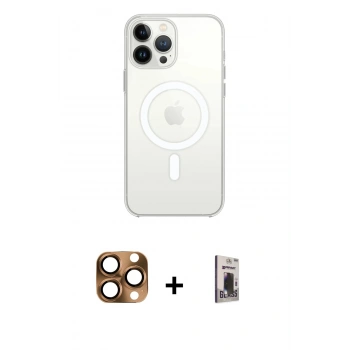 MARSİLYAN™- iPhone 16 Pro Max Kılıf Kutup Klasik Serisi - Siyah Bilvis Hayalet Cam Ekran Koruyucu + Pers Alüminyum Kamera Lens - CLTM