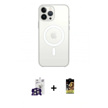MARSİLYAN™- iPhone 16 Pro Max Kılıf Kutup Klasik Serisi - Siyah Buffer Cam Ekran Koruyucu + Bilvis Titan Kamera Lens - TMGI