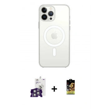 MARSİLYAN™- iPhone 16 Pro Max Kılıf Kutup Klasik Serisi - Siyah Buffer Cam Ekran Koruyucu + Bilvis Titan Kamera Lens - GS