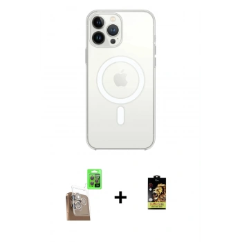 MARSİLYAN™- iPhone 16 Pro Max Kılıf Kutup Klasik Serisi - Siyah Buffer Cam Ekran Koruyucu + Raze Metal Kamera Lens - CLTM