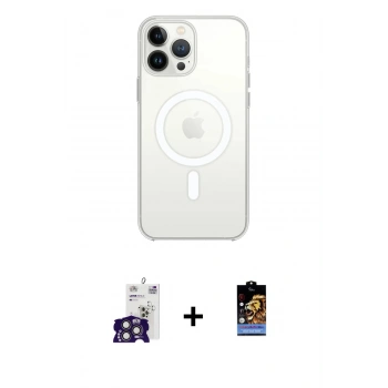 MARSİLYAN™- iPhone 16 Pro Max Kılıf Kutup Klasik Serisi - Siyah Buffer Hayalet Cam Ekran Koruyucu + Bilvis Titan Kamera Lens - TMGI