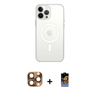 MARSİLYAN™- iPhone 16 Pro Max Kılıf Kutup Klasik Serisi - Siyah Buffer Hayalet Cam Ekran Koruyucu + Pers Alüminyum Kamera Lens - CLTM