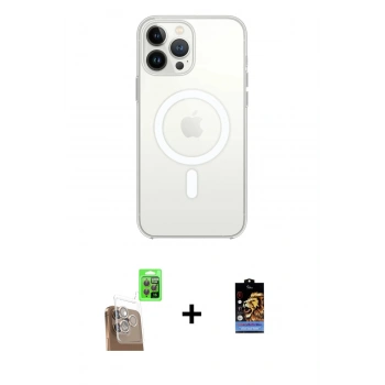 MARSİLYAN™- iPhone 16 Pro Max Kılıf Kutup Klasik Serisi - Siyah Buffer Hayalet Cam Ekran Koruyucu + Raze Metal Kamera Lens - CLTM