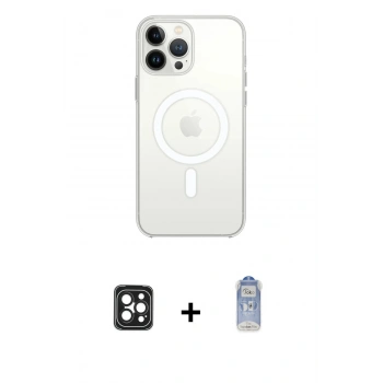 MARSİLYAN™- iPhone 16 Pro Max Kılıf Kutup Klasik Serisi - Siyah Joko Magic 5D Cam + PVD Metal Kamera Lens - SH