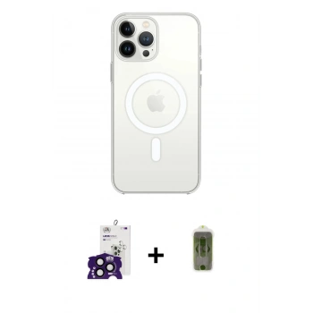 MARSİLYAN™- iPhone 16 Pro Max Kılıf Kutup Klasik Serisi - Siyah Joko Magic 5D Hayalet Cam + Bilvis Titan Kamera Lens - SH