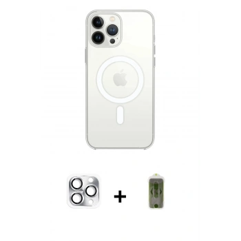 MARSİLYAN™- iPhone 16 Pro Max Kılıf Kutup Klasik Serisi - Siyah Joko Magic 5D Hayalet Cam + Pers Alüminyum Kamera Lens - GS