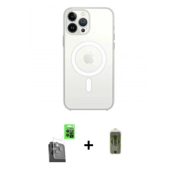 MARSİLYAN™- iPhone 16 Pro Max Kılıf Kutup Klasik Serisi - Siyah Joko Magic 5D Hayalet Cam + Raze Metal Kamera Lens - SH