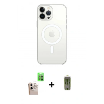 MARSİLYAN™- iPhone 16 Pro Max Kılıf Kutup Klasik Serisi - Siyah Joko Magic 5D Hayalet Cam + Raze Metal Kamera Lens - NLGY