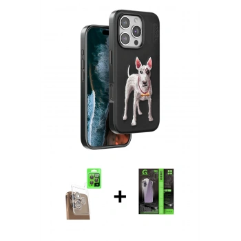 MARSİLYAN™- iPhone 16 Pro Max Kılıf Nova Form Koleksiyonu - Şeffaf 360 Full Body Arka Koruyucu + Raze Metal Kamera Lens - CLTM