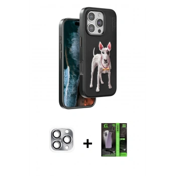 MARSİLYAN™- iPhone 16 Pro Max Kılıf Nova Form Koleksiyonu - Şeffaf 360 Full Body Arka Koruyucu + Pers Alüminyum Kamera Lens - GI