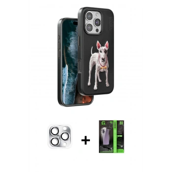 MARSİLYAN™- iPhone 16 Pro Max Kılıf Nova Form Koleksiyonu - Şeffaf 360 Full Body Arka Koruyucu + Pers Alüminyum Kamera Lens - GS