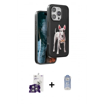 MARSİLYAN™- iPhone 16 Pro Max Kılıf Nova Form Koleksiyonu - Siyah Joko Magic 5D Cam + Bilvis Titan Kamera Lens - GS
