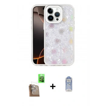 MARSİLYAN™- iPhone 16 Pro Max Kılıf Odak Prime - Siyah Joko Magic 5D Cam + Raze Metal Kamera Lens - CLTM