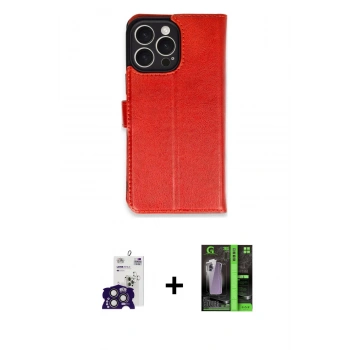 MARSİLYAN™- iPhone 16 Pro Max Kılıf Siluet Işık Serisi - Şeffaf 360 Full Body Arka Koruyucu + Bilvis Titan Kamera Lens - TMGI