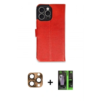 MARSİLYAN™- iPhone 16 Pro Max Kılıf Siluet Işık Serisi - Şeffaf 360 Full Body Arka Koruyucu + Pers Alüminyum Kamera Lens - CLTM