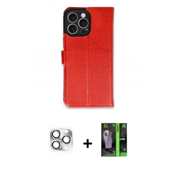 MARSİLYAN™- iPhone 16 Pro Max Kılıf Siluet Işık Serisi - Şeffaf 360 Full Body Arka Koruyucu + Pers Alüminyum Kamera Lens - GS