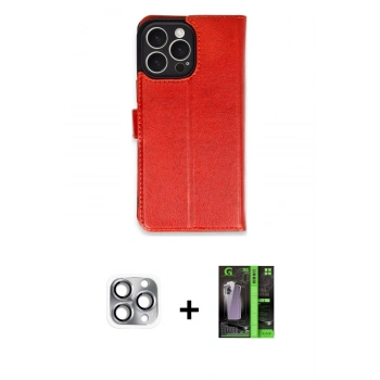 MARSİLYAN™- iPhone 16 Pro Max Kılıf Siluet Işık Serisi - Şeffaf 360 Full Body Arka Koruyucu + Pers Alüminyum Kamera Lens - GI
