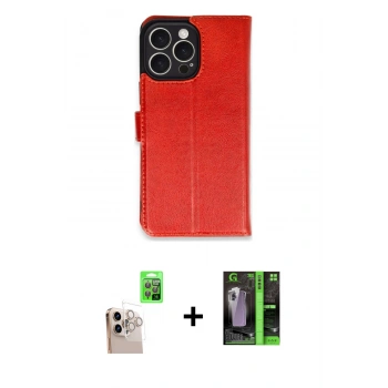 MARSİLYAN™- iPhone 16 Pro Max Kılıf Siluet Işık Serisi - Şeffaf 360 Full Body Arka Koruyucu + Raze Metal Kamera Lens - NLGY