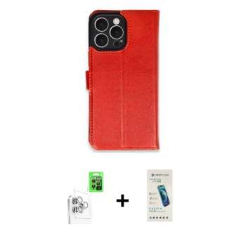MARSİLYAN™- iPhone 16 Pro Max Kılıf Siluet Işık Serisi - Şeffaf Pasifik Cam Ekran Koruyucu + Raze Metal Kamera Lens - BZ