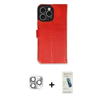 MARSİLYAN™- iPhone 16 Pro Max Kılıf Siluet Işık Serisi - Şeffaf Pasifik Cam Ekran Koruyucu + Pers Alüminyum Kamera Lens - GS