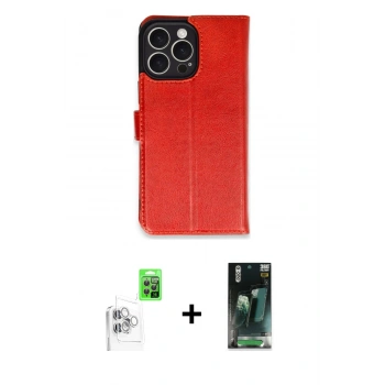 MARSİLYAN™- iPhone 16 Pro Max Kılıf Siluet Işık Serisi - Siyah 360 Mat Full Body Arka Koruyucu + Raze Metal Kamera Lens - BZ