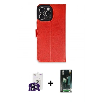 MARSİLYAN™- iPhone 16 Pro Max Kılıf Siluet Işık Serisi - Siyah 360 Mat Full Body Arka Koruyucu + Bilvis Titan Kamera Lens - SH